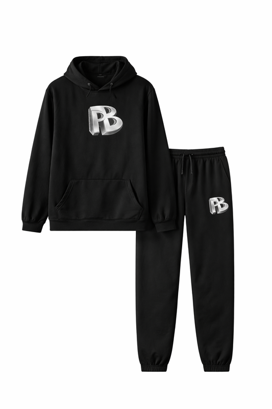 PB- MERCH JOGGING SET BLACK(PRE-ORDER-LIMITED DROP)
