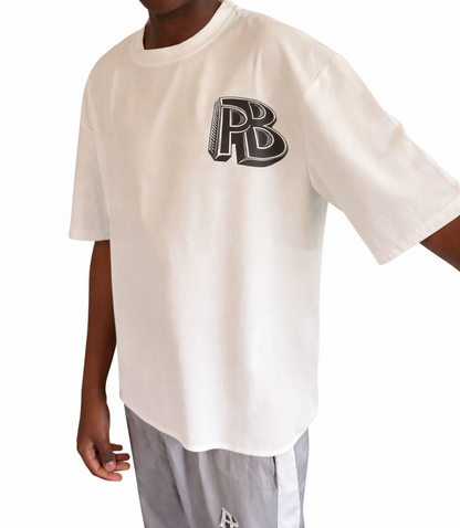 PB- MERCH WHITE SHIRT(PRE-ORDER-LIMITED DROP)